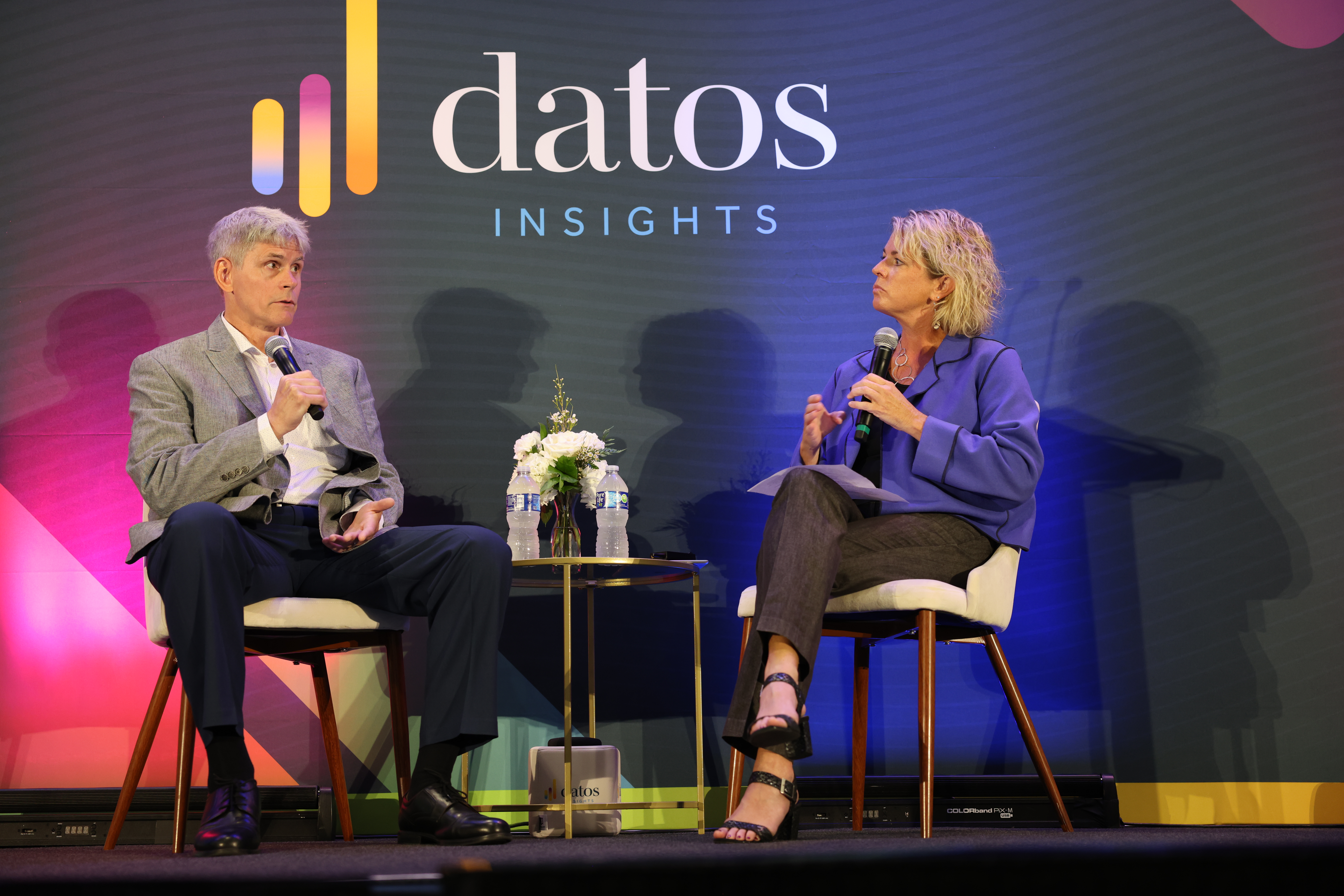 FICO's Scott Zoldi and Datos Insights' Julie Conroy at Financial Crime & Cybersecurity Forum 2024